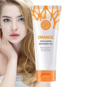 (1 pcs )Orange Exfoliating Whitening Gel Orange Exfoliating Gel Scrub Face Whitening Whitening Lazy Cream For Face