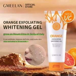 (2 pcs )Orange Exfoliating Whitening Gel Orange Exfoliating Gel Scrub Face Whitening Whitening Lazy Cream For Face